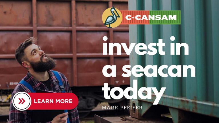 Invest On A Seacan Today with CTA button